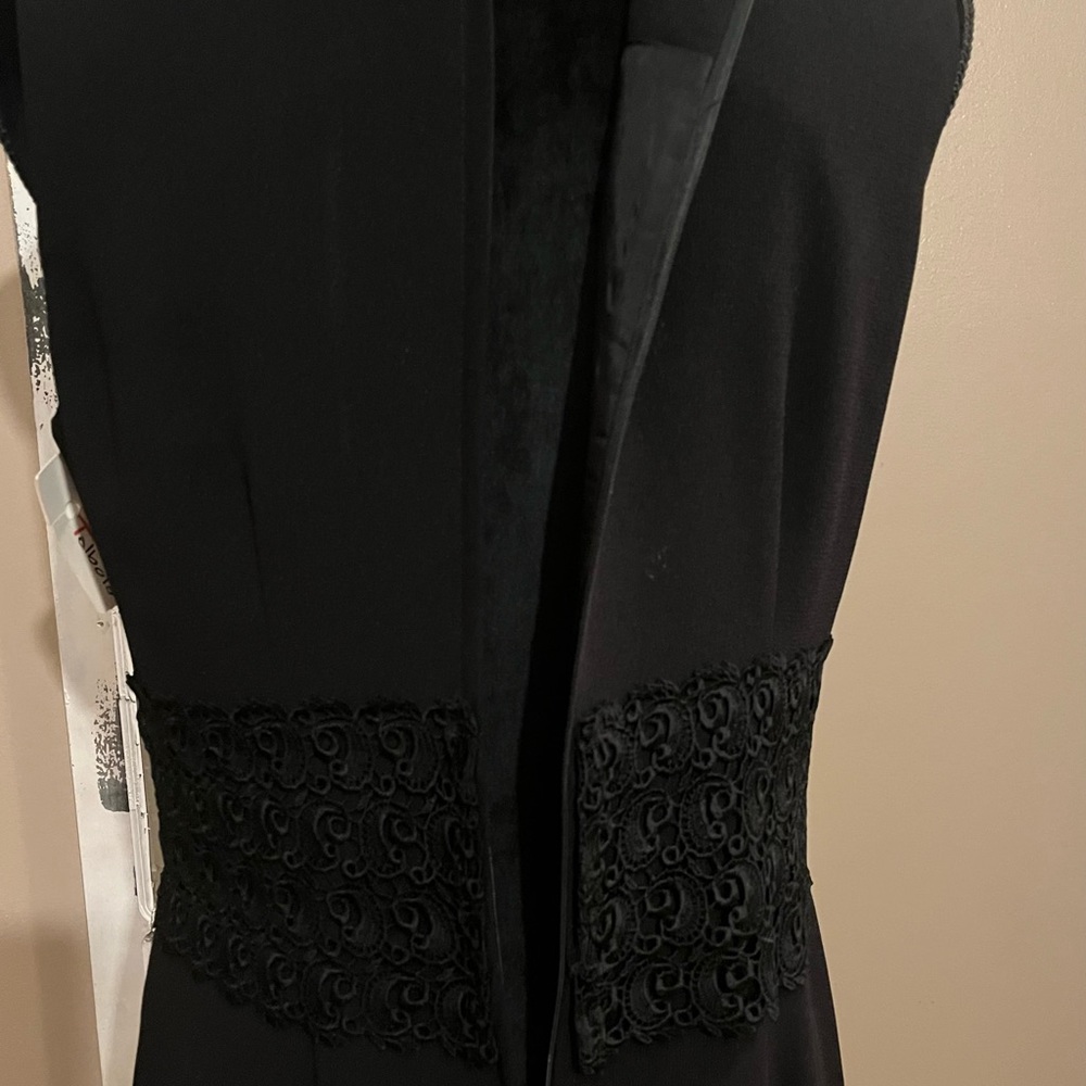 Talbots SIZE 10 Fancy Black Dress NEW $175 Value - Picture 5 of 9